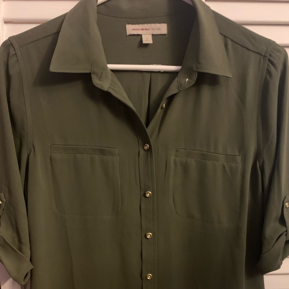 Banana Republic Womens SZ Small button down blouse